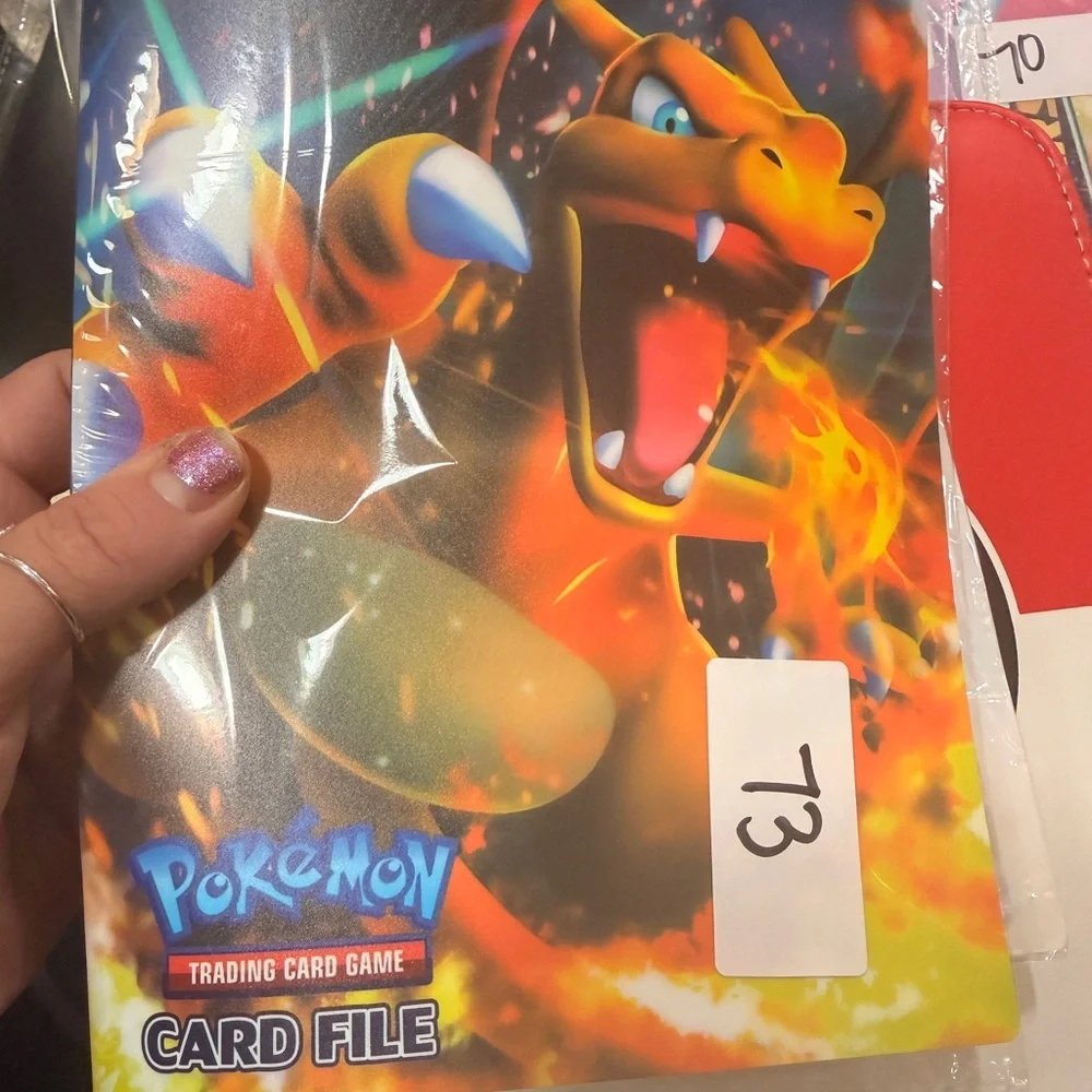Pokemon Trading Card Binder Lot Album Collector Game Book Portable 7 Binders NEW